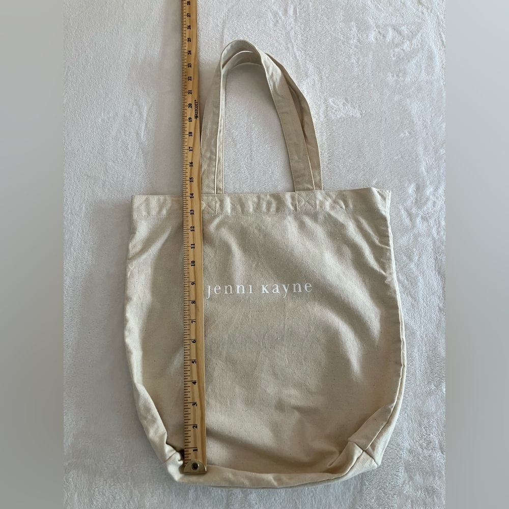 Jenni Kayne Small Canvas Shopping Tote Logo - Picture 16 of 17